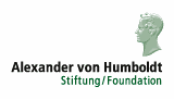 Logo der Alexander von Humbold Stiftung: Stilisierter Kopf mit Stiftungsnamen